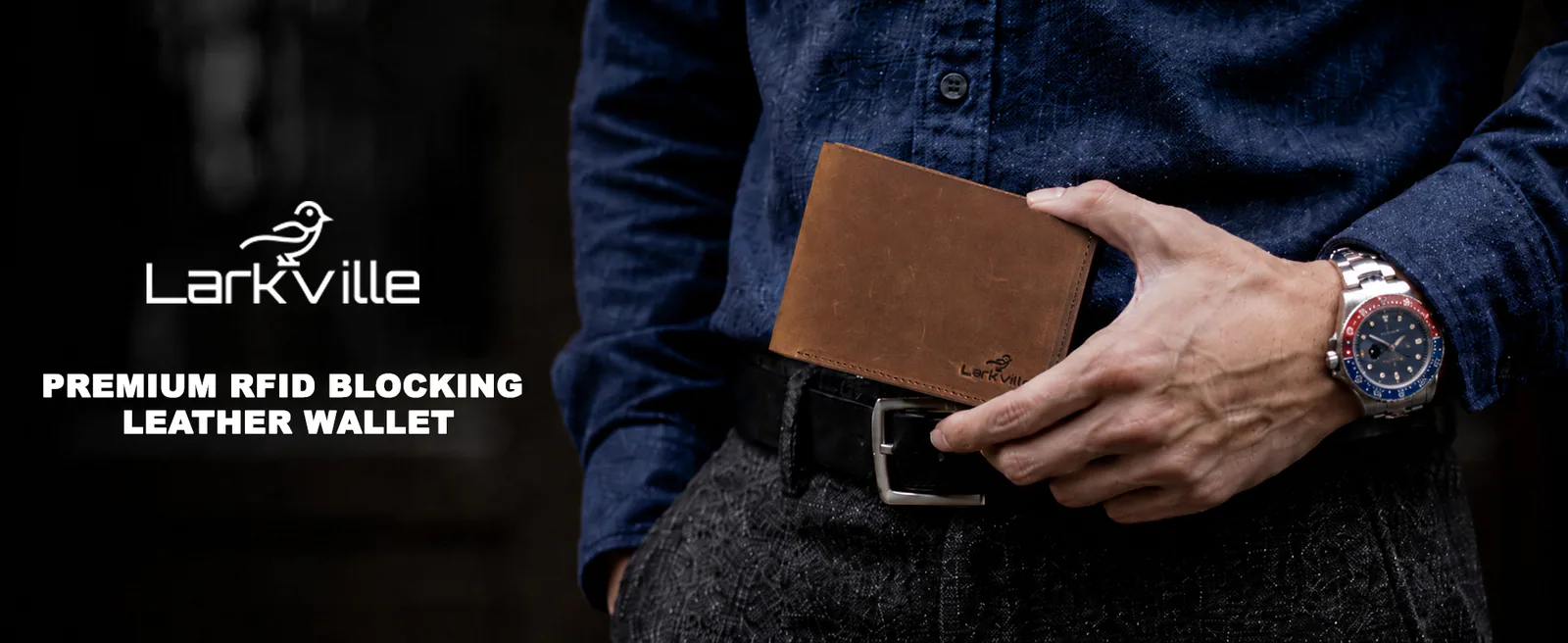 Wayfarer Bifold Leather Wallet for Men